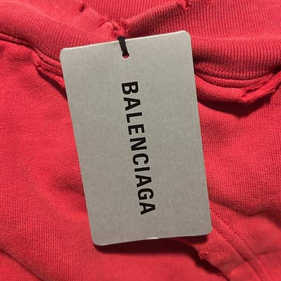Balenciaga - Destroyed Hoodie - Picture 1 of 15